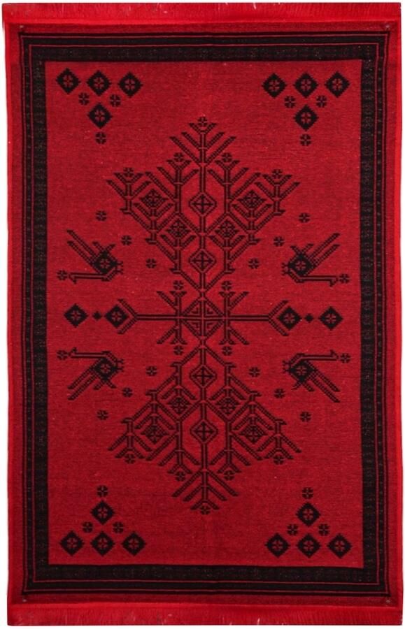 BiggHome Vloerkleed 120*180 cm Machinewasbaar Duurzaam Modern Patroon voor Woonkamer SA25CY 47.24 x 70.87 cm 5.7 lbs