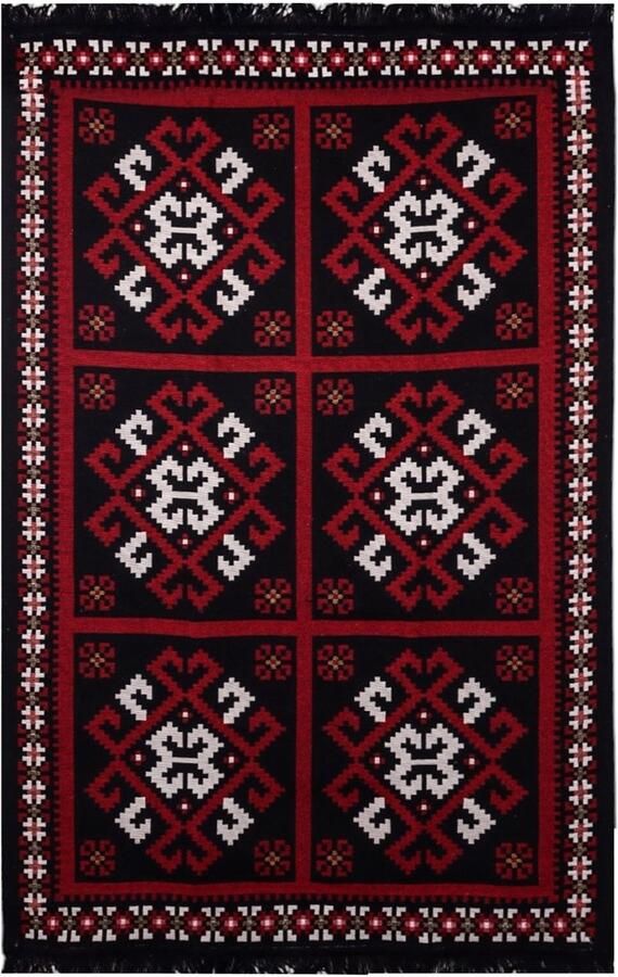 BiggHome Vloerkleed 120*180 cm Machine Wasbaar Duurzaam Modern Patroon voor Woonkamer SA25MK 47.24 x 70.87 cm 5.7 lbs