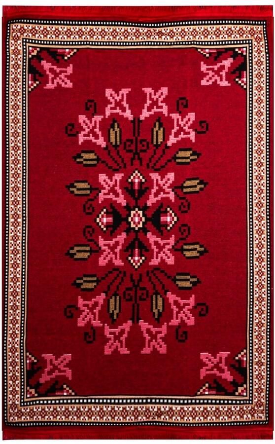 BiggHome Vloerkleed 80x150 cm Machine Wasbaar Duurzaam Modern Patroon voor Woonkamer SA25PY 31.5 x 59.06 inches 3.21 lbs