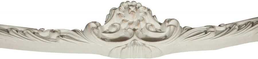 BISCOTTINI Console Tafel LIBERTY Houten Haltafel Antiek Wit Afwerking Sidetable 115x33x87 cm Consoletafel voor Hal en Woonkamer