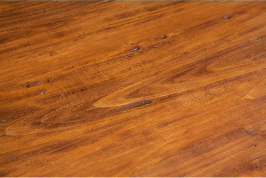 BISCOTTINI Eettafels Met Optie Tot Vergroten Keuken Uitschuifbare Tafel Massief Lindenhout Notenhouten Afwerking Eettafels 120x80x80 cm Rustieke stijl