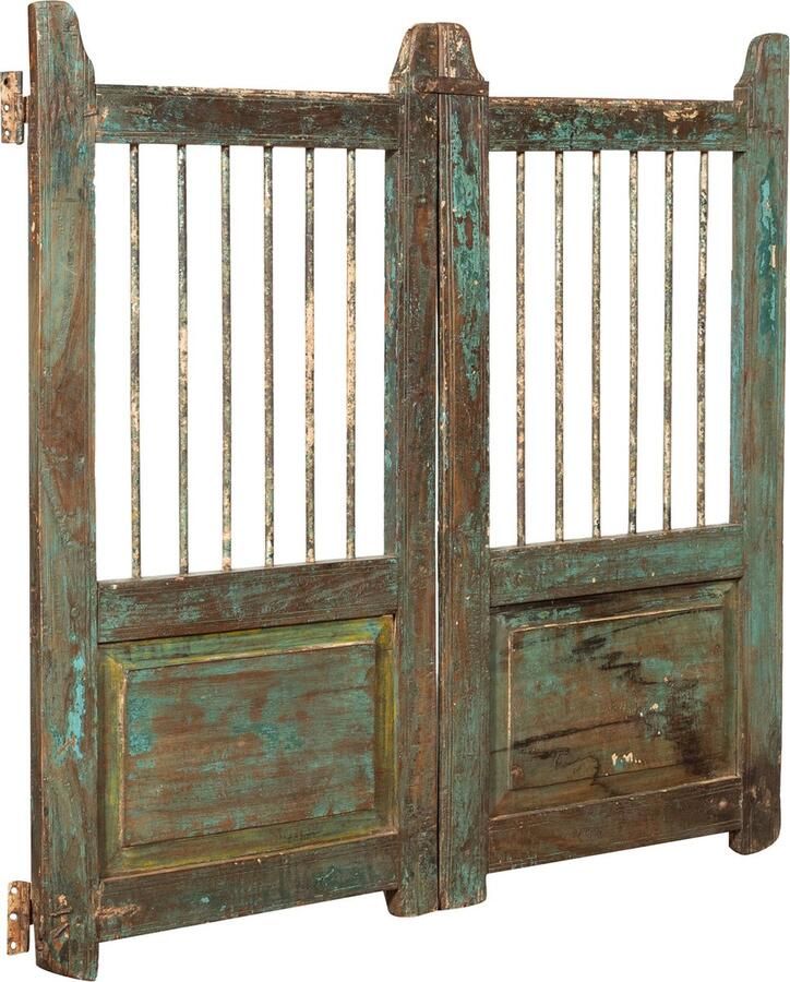 BISCOTTINI Eettafels Met Optie Tot Vergroten Keuken Uitschuifbare Tafel Massief Lindenhout Antiek Witte Structuur + Notenhouten Top -120x80x80cm