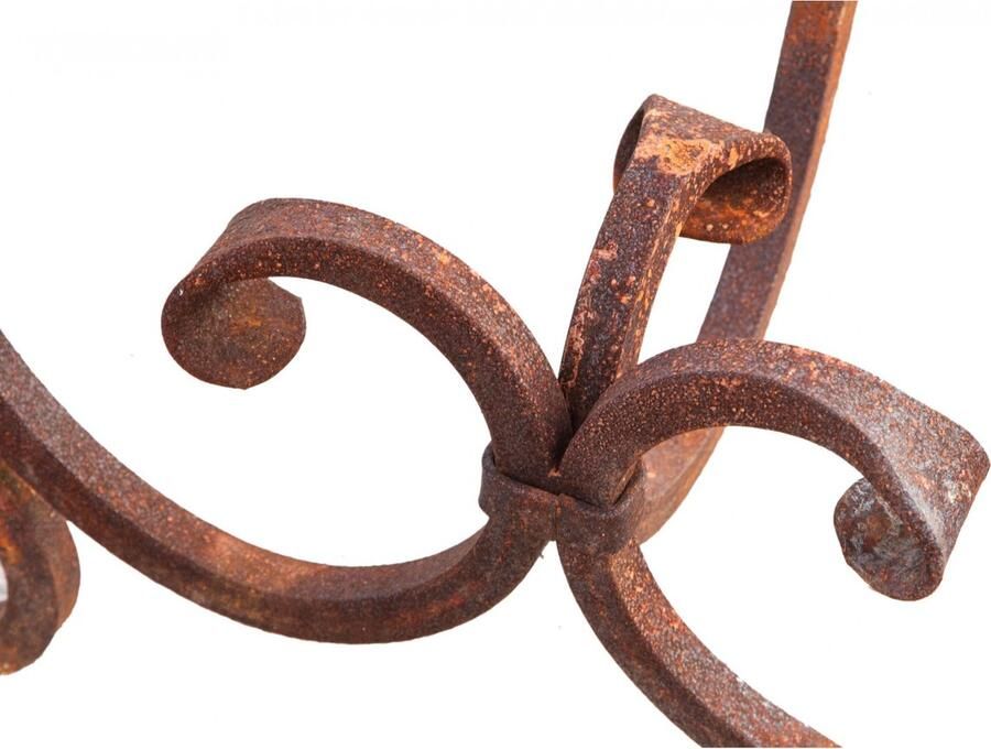 BISCOTTINI Industrieel tafelonderstel in antieke stijl Tuintafel frame Onderstel voor marmeren blad en eettafel 130x60x74cm