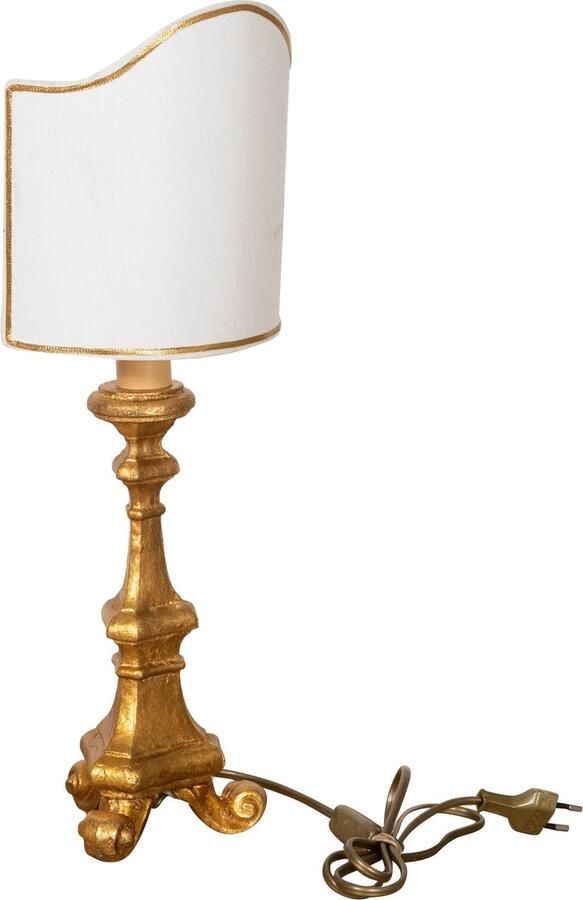 BISCOTTINI Troon Fauteuil Stijl Louis XVI Massief Beukenhout Zwart Bladgoud Patina 95x90x185 cm Elegante Schilderachtige Stoel Relaxfauteuil