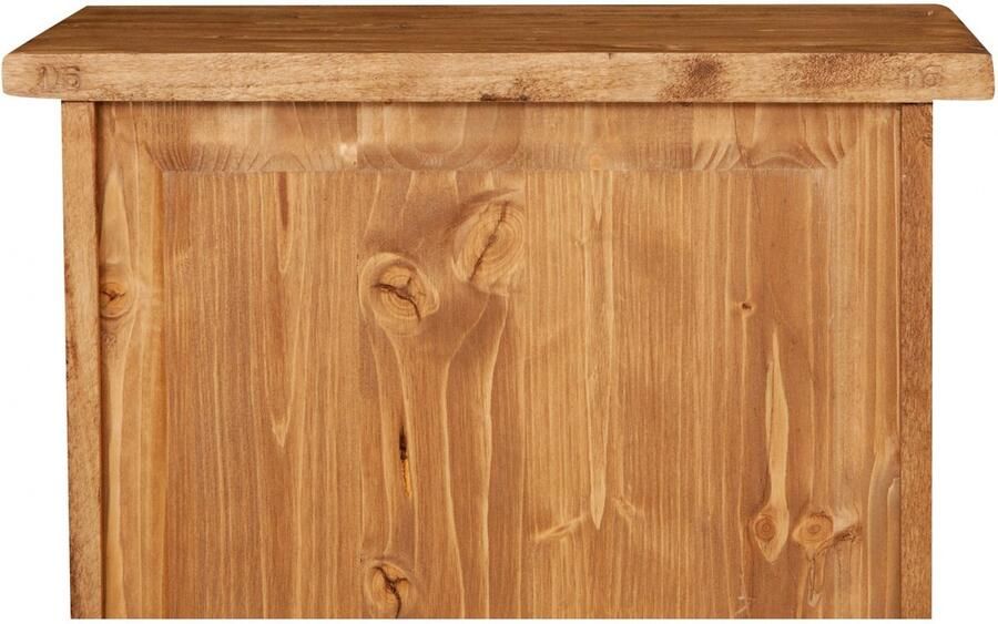 BISCOTTINI Vitrinekast TOM Smalle Showcase met 1 deur en 3 Legplanken- Boekenkasten Massief Lindehout Natuurlijke Afwerking 40x25x130cm-Handgemaakte