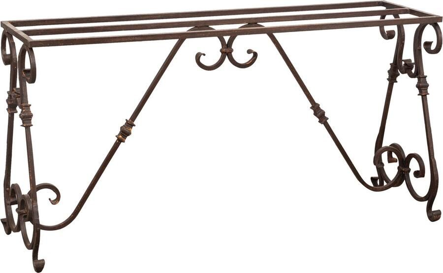 BISCOTTINI Wandplank VINTAGE Muurplank van Hout Handgemaakt Sleutelhouder Zwevend voor Entree-Afwerking Antiek Bladgoud- Wandrek met Lade 50x24x40