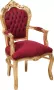 BISCOTTINI copy of Fauteuil in Franse Louis XVI-stijl in massief beukenhout - Thumbnail 4