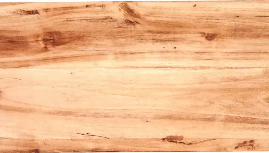 BISCOTTINI Wandkapstok COUNTRY III Wandplank 10 Haken van Massief Lindehout Landelijke Muur Kapstok Natuurlijke Afwerking 157x22x25 -Handgemaakt - Foto 2