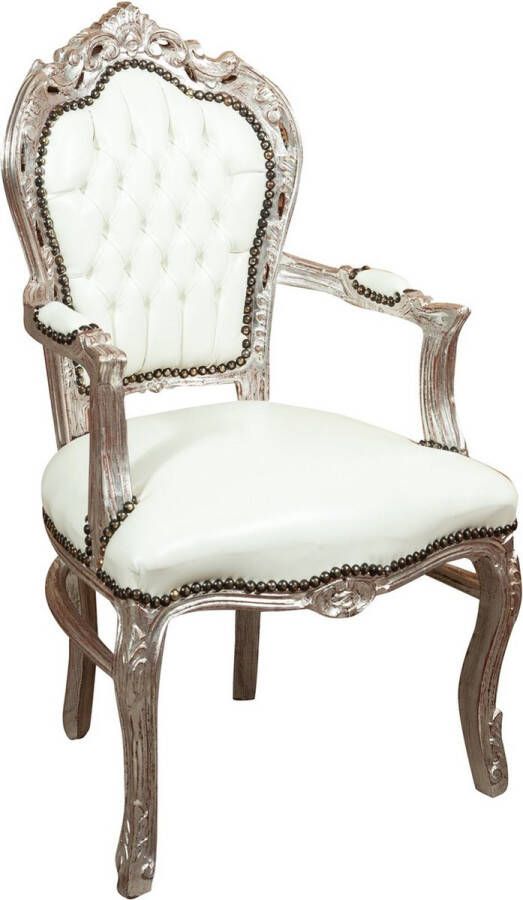 BISCOTTINI Fauteuil in Franse Louis XVI-stijl in massief beukenhout