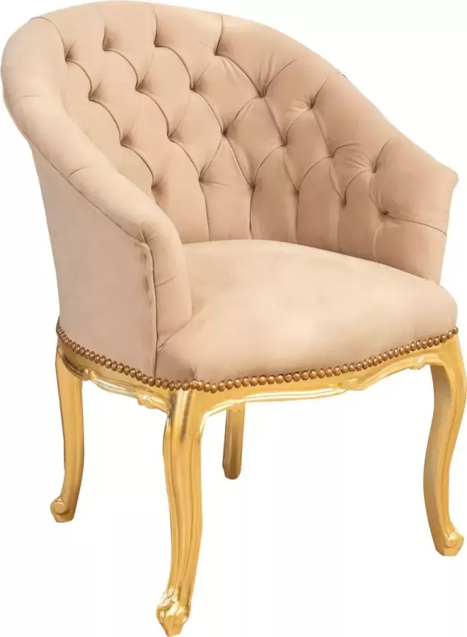 BISCOTTINI Franse Lodewijk XVI-stijl fauteuil in massief beukenhout