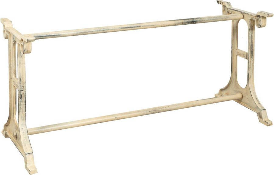 BISCOTTINI Gietijzeren tafelvoet met antieke afwerking