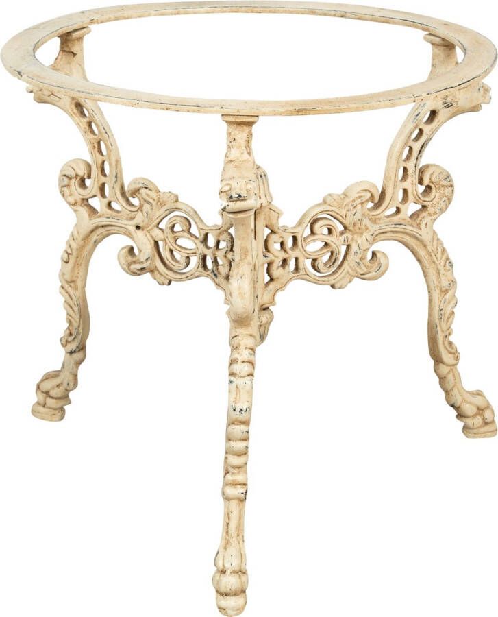 BISCOTTINI Gietijzeren tafelvoet met antieke afwerking