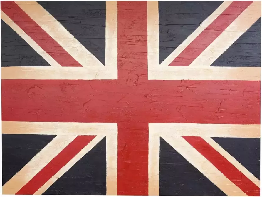 BISCOTTINI Handgeschilderde olieverf op doek UK 200 FLAG