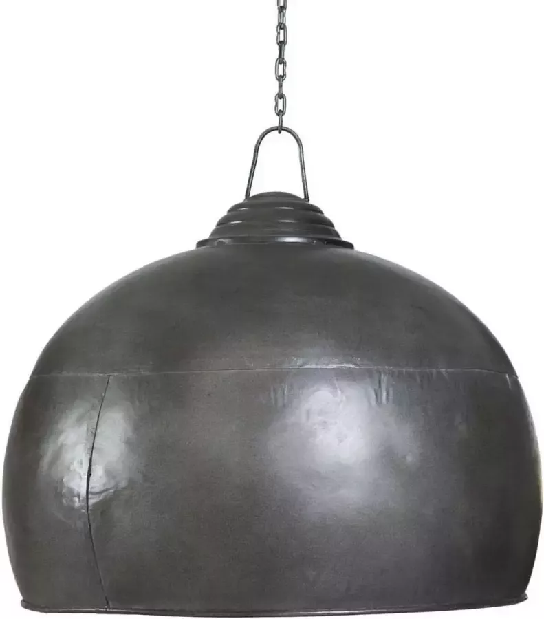 BISCOTTINI Industriële hanglamp niet geëlektrificeerd L43xPR43xH43 cm in ijzer met zwarte antieke afwerking