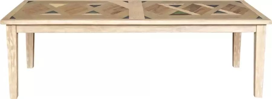 BISCOTTINI Rechthoekige massief houten tafel