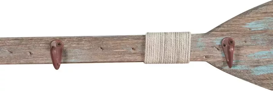 BISCOTTINI Roeispaanvormige kapstok van massief hout