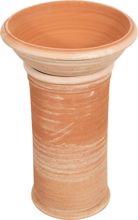 BISCOTTINI Terracotta zuil asbak 100% Made in Italy volledig handgemaakt