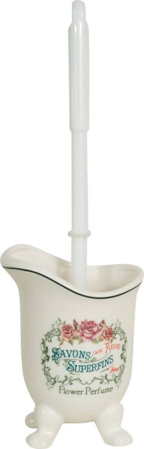 BISCOTTINI Toiletborstel porselein 16x10x12 cm Toiletaccessoires Toiletdecoratie