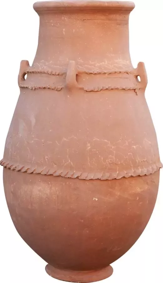 BISCOTTINI Traditionele terracotta amfora met handvatten uit de Sahara