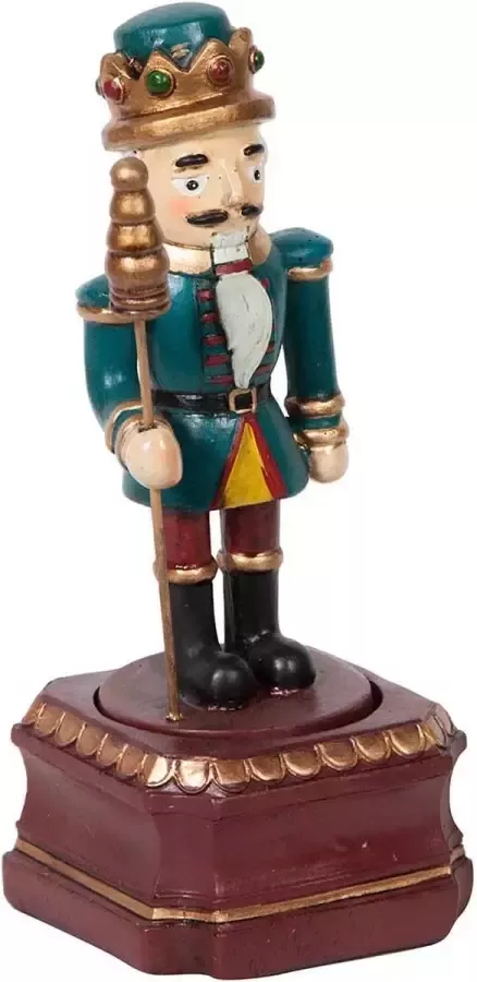 BISCOTTINI Vintage speeldoos Man met stok