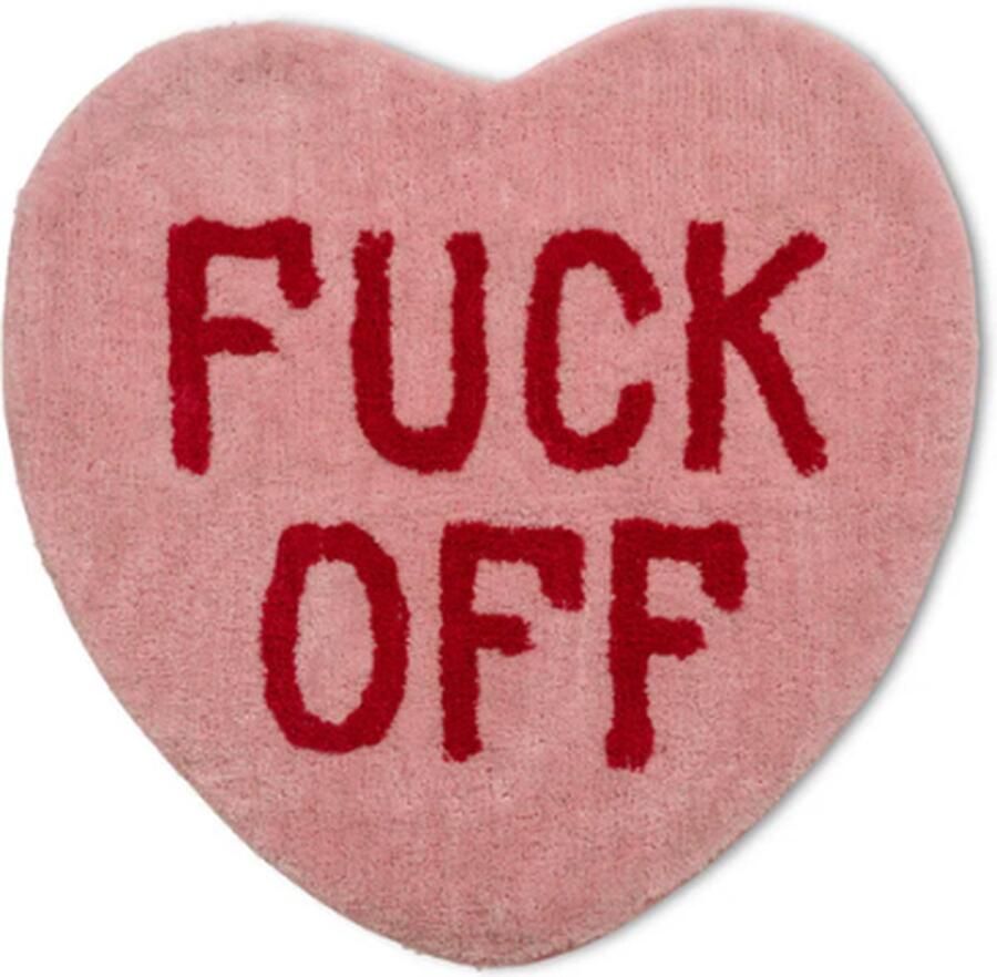 Bitten Badmat Fuck Off Hart vloerkleed - Foto 2