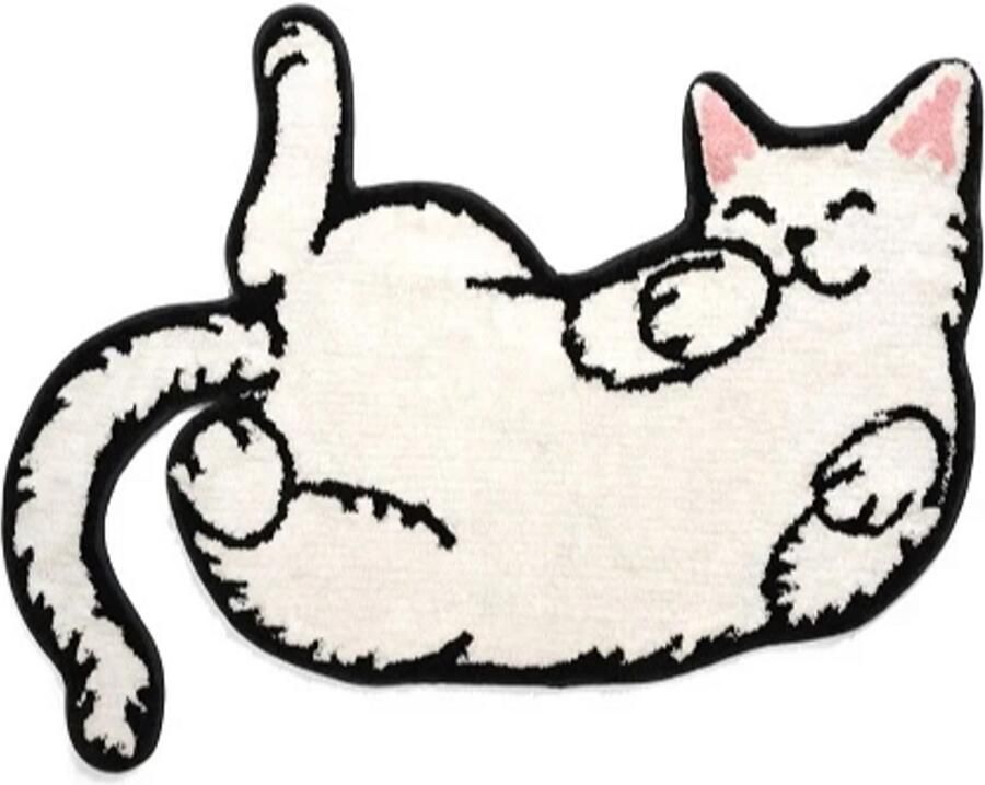 Bitten design Deurmat Kat Poes Sleepy Cat vloerkleed