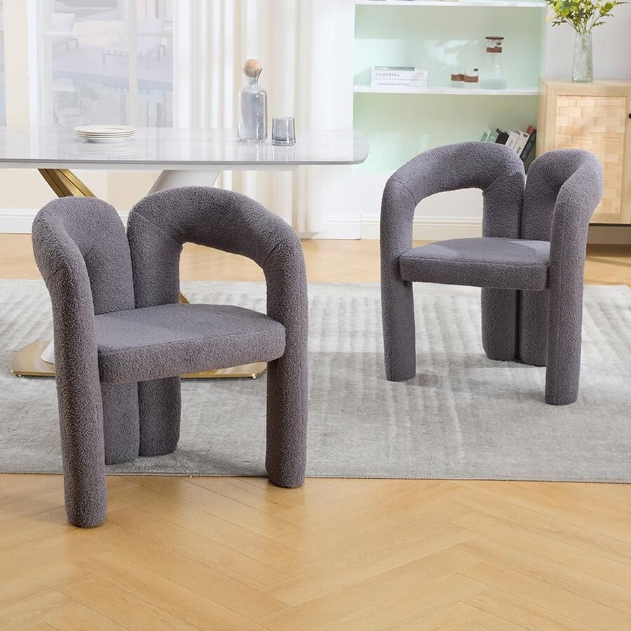 BLACKCOLORS Hoogwaardige ergonomische fauteuil met exclusieve Teddy-bekleding Uniek ontwerp doordachte rugleuning en omvormbaar voor in de woonkamer of thuiskantoor. Maximaal comfort