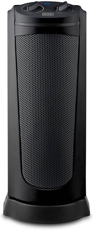 BLACK+DECKER Black & Decker BXSH2002E electrische verwarming Binnen Zwart 2000 W Ventilator elektrisch verwarmingstoestel