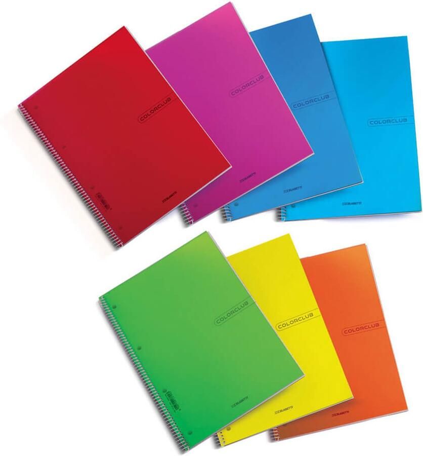Blasetti Colorclub schrijfblok & schrift A4+ 70 vel Meerkleurig
