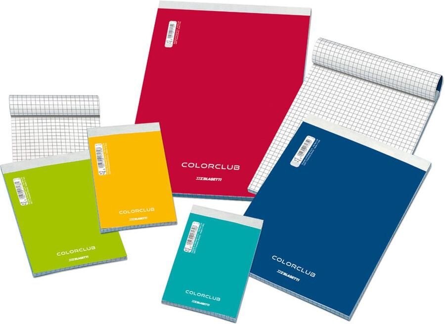 Blasetti 7138 schrijfblok & schrift A6 60 vel Verschillende kleuren