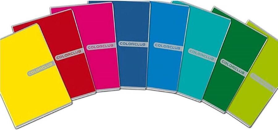 Blasetti Colorclub schrijfblok & schrift A4 21 vel Meerkleurig