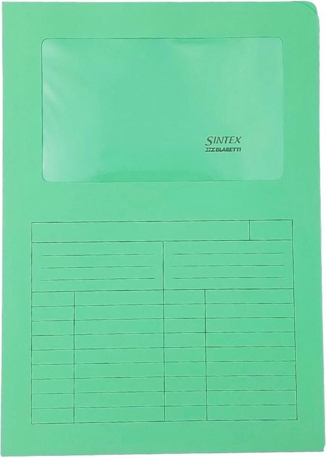 Blasetti Sintex Manila-map A4 Blauw Portret 120 g m² 220 mm