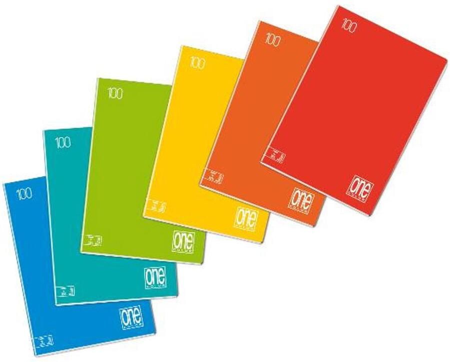 Blasetti One Color MAXI schrijfblok & schrift A4 25 vel Meerkleurig