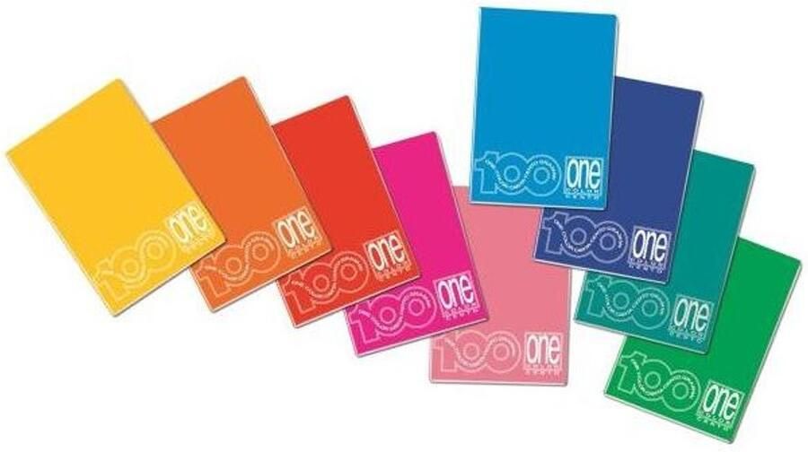 Blasetti One Color schrijfblok & schrift A4 19 vel Meerkleurig