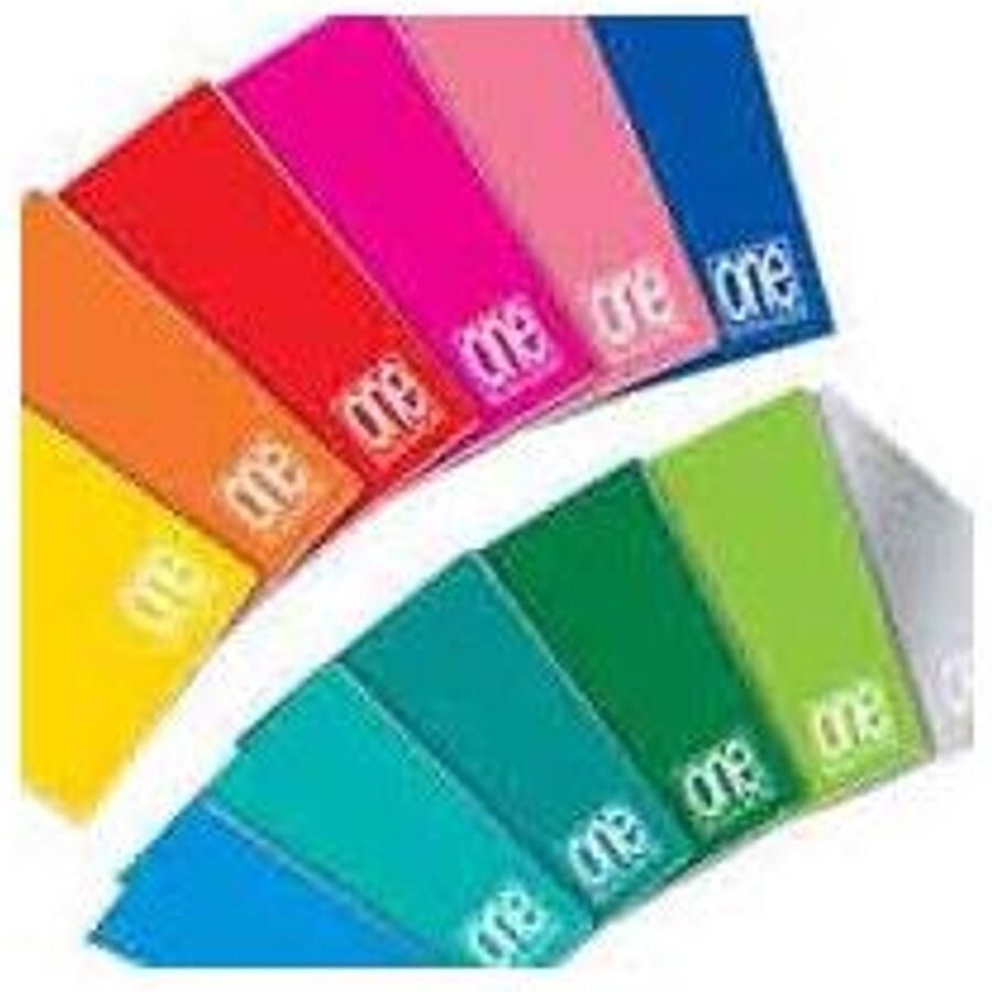 Blasetti One Color schrijfblok & schrift A4 20 vel Meerkleurig