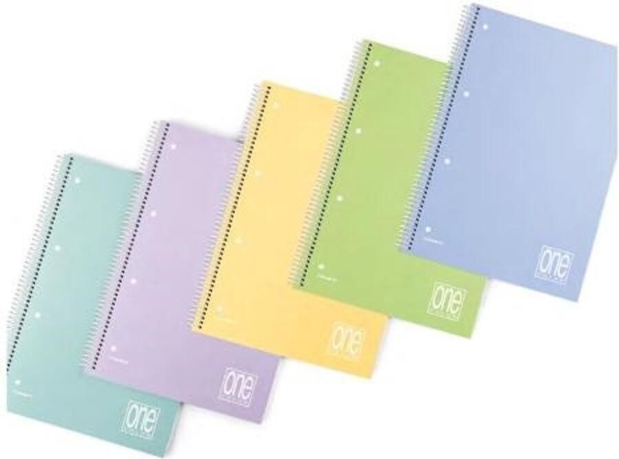 Blasetti One Color schrijfblok & schrift A5 81 vel Meerkleurig