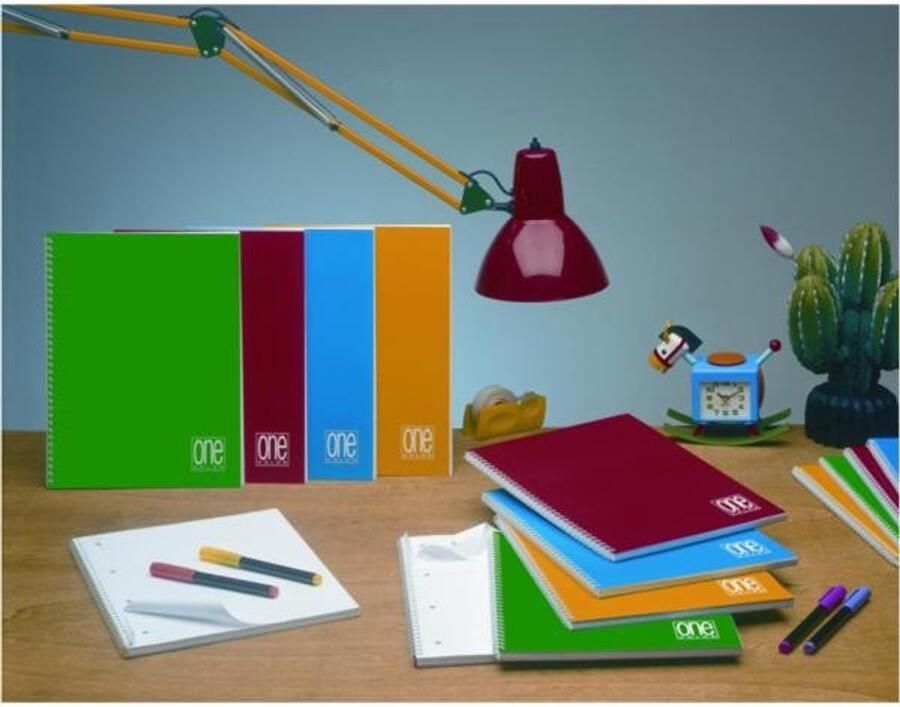 Blasetti One Color schrijfblok & schrift A5 60 vel Meerkleurig