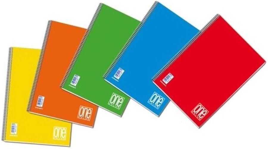 Blasetti One Color schrijfblok & schrift A5 60 vel Meerkleurig