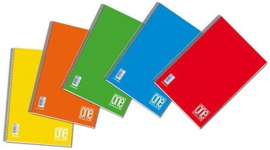 Blasetti One Color schrijfblok & schrift A5 60 vel Meerkleurig