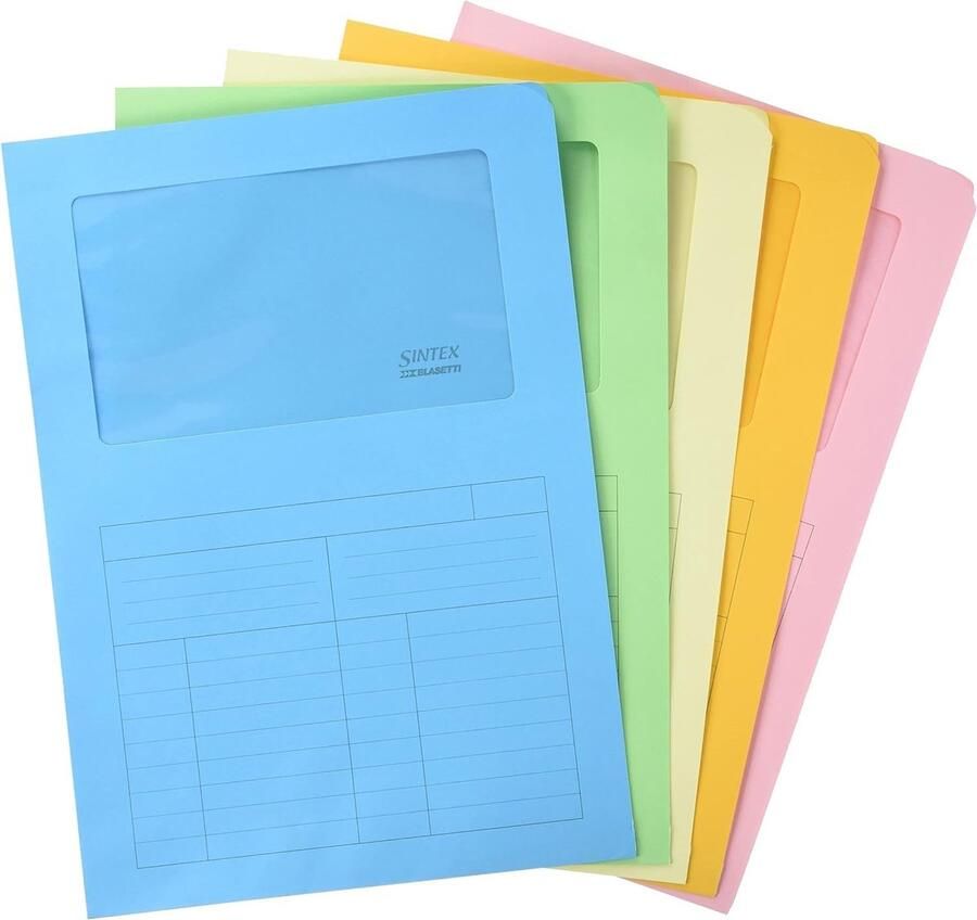 Blasetti SINTEX A4 Papier Meerkleurig 297 mm 210 mm 20 stuk(s)