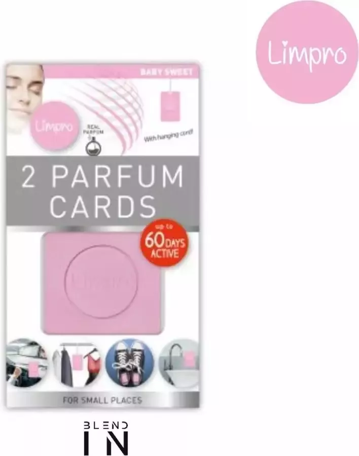 Blend In Geurzakjes voor in de Kledingkast (Baby Sweet) Kleding Geurzakje Inclusief Ophanghaak Kast Parfum met Hanger Haak Kamer Luchtverfrisser Hangers Auto Lucht Verfrisser Schoen Verfrisser 4 Verschillende Geuren Geurzakje- Geurkaart