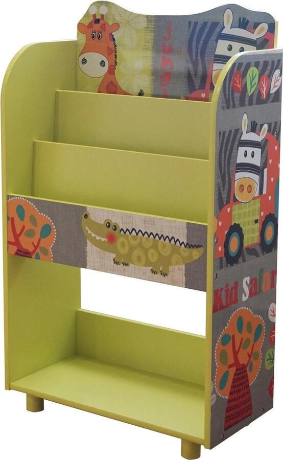 BlinQ Kid Safari Boekenkast Hout 48.5x82x24 cm