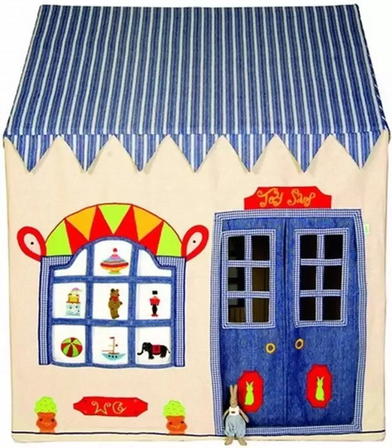 BlinQ Win Green Toy Shop Playhouse (groot) + Floor Quilt