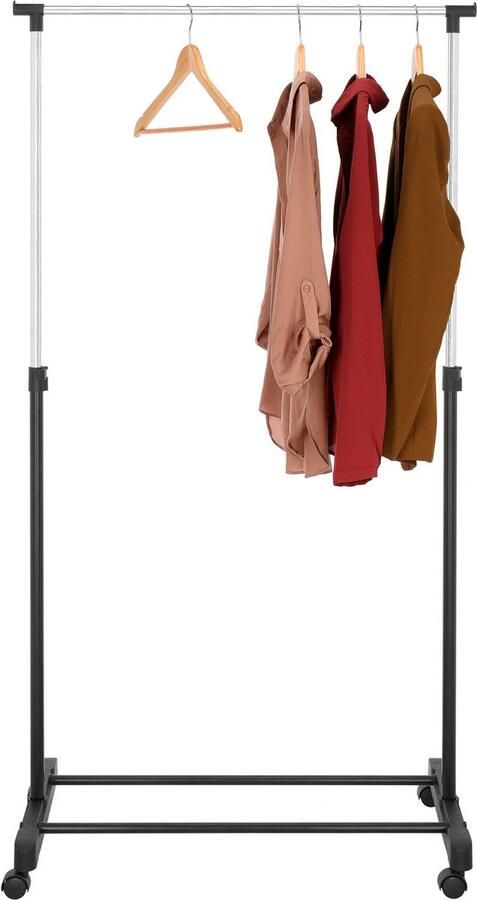 Blokker kledingrek met enkele stang