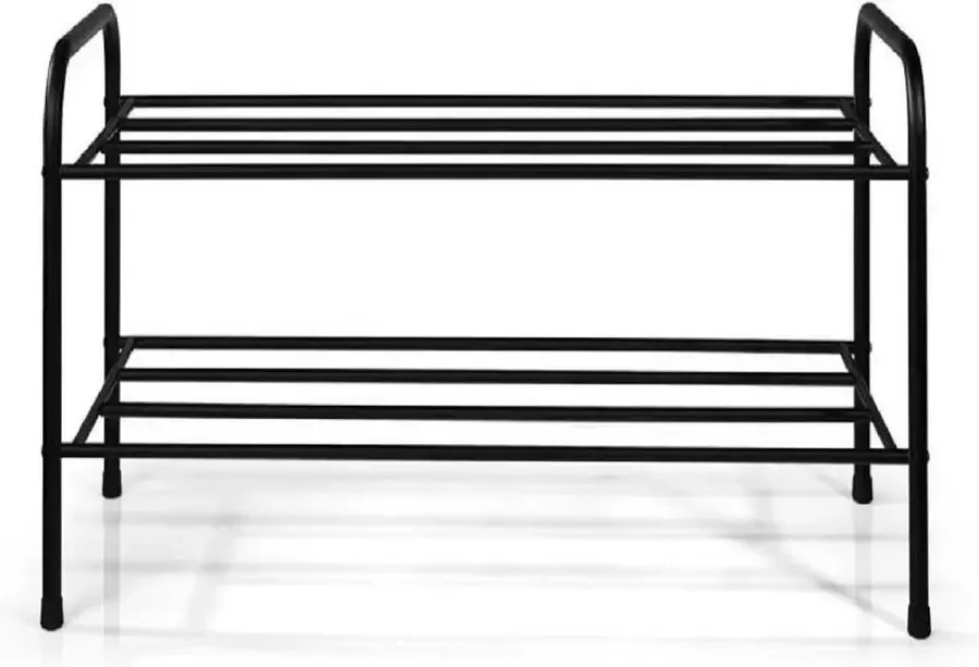 Blokker Schoenenrek van Metaal Klein Voor 6 paar schoenen Zwart - Foto 2