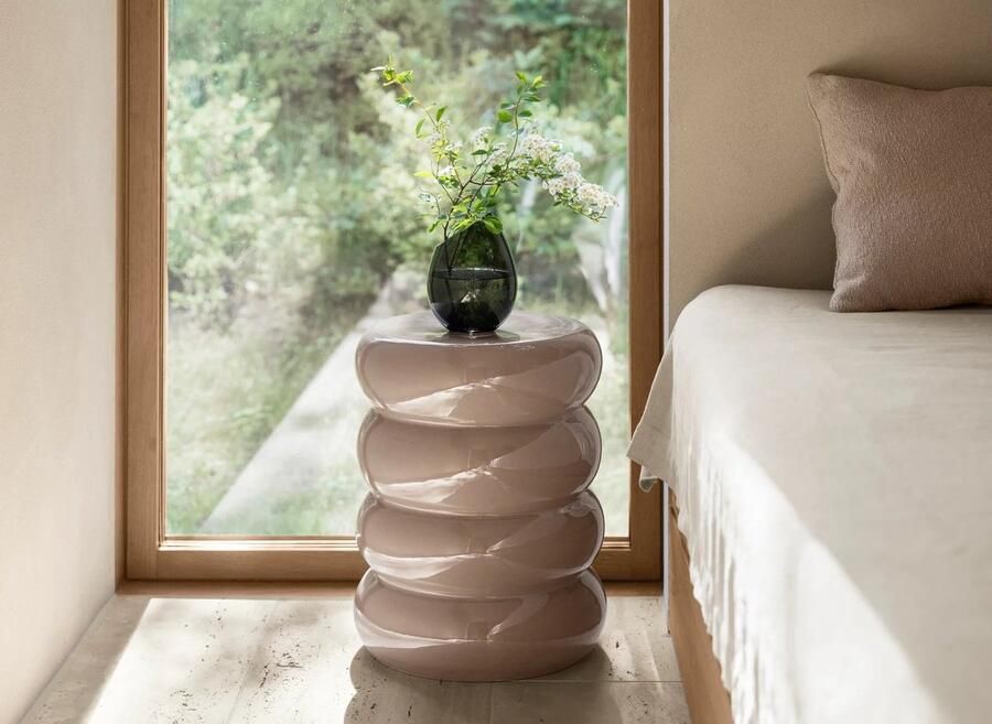 Blomus Toru bijzettafel kruk H32cm D40cm fungi