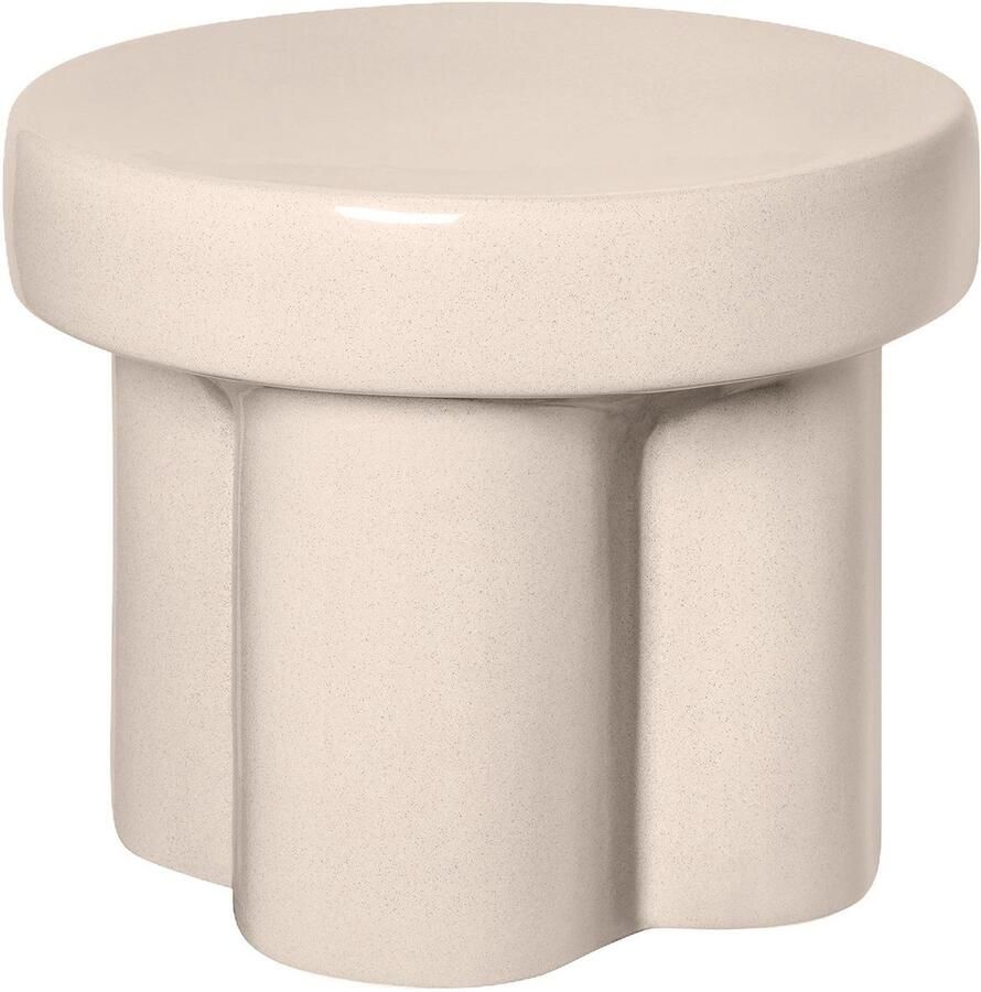 Blomus Toru bijzettafel kruk H32cm D40cm lily white