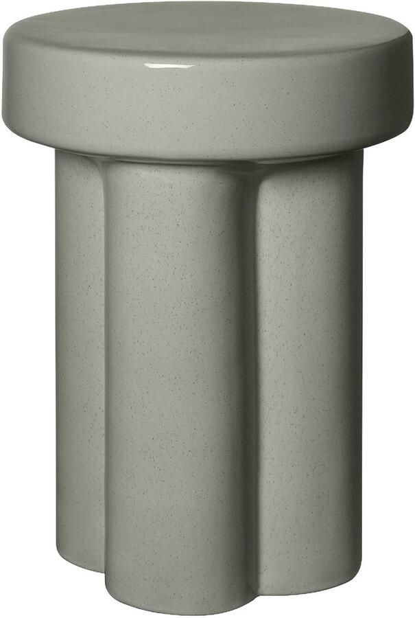 Blomus Toru bijzettafel kruk H44cm D33cm elephant skin