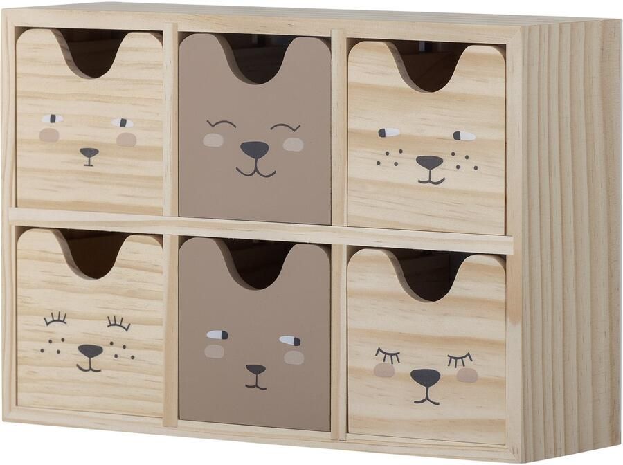 Bloomingville Bureau Organizer met Lades Calle