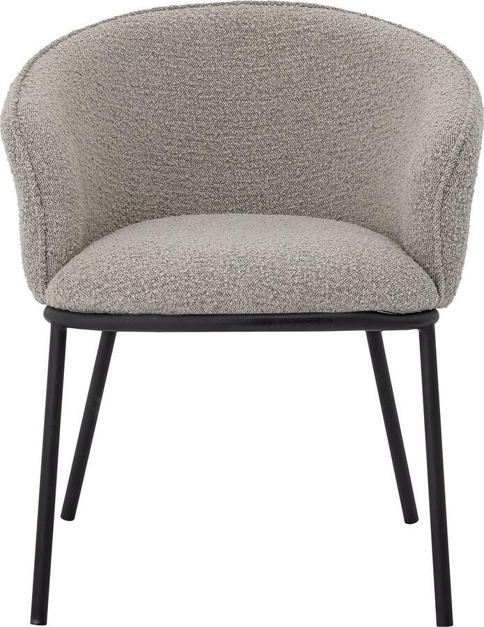 Bloomingville Cortone Eetkamerstoel Grijs Polyester